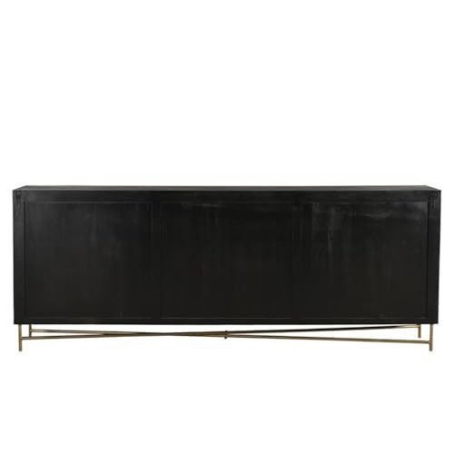 6-Door Carved Wood Sideboard
