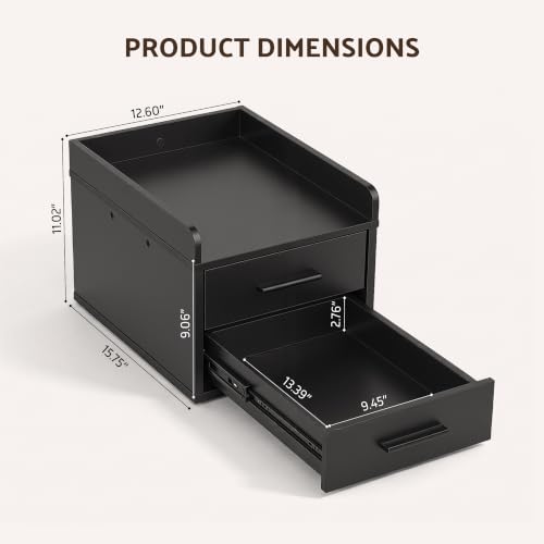Clamp-On Standing Desk Drawer