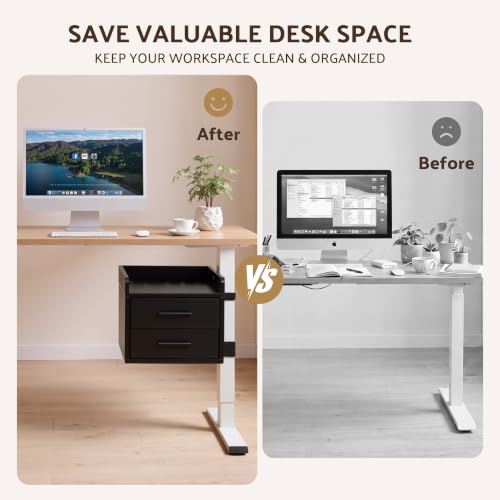 Clamp-On Standing Desk Drawer