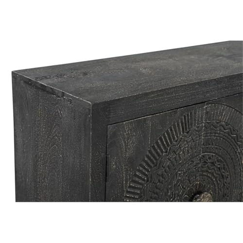 6-Door Carved Wood Sideboard