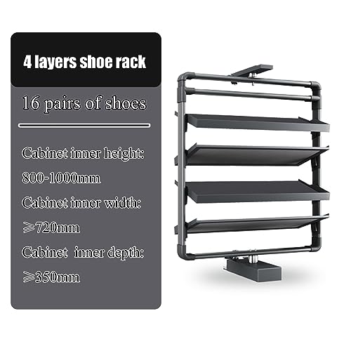Rotating Enclosed Shoe Cabinet