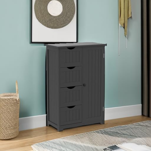 Bathroom Floor Storage Cabinet