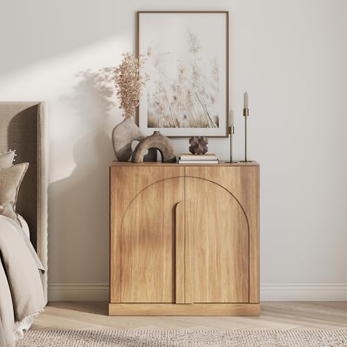 65-Inch Fluted Buffet Cabinet