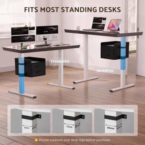 Clamp-On Standing Desk Drawer