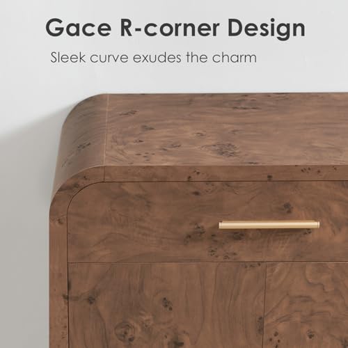 59-Inch Curved Sideboard Cabinet