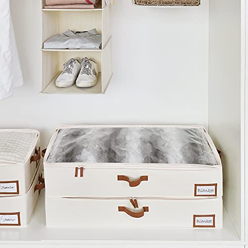 Foldable Fabric Underbed Storage Bins