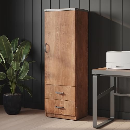 Locking Metal Wardrobe Cabinet