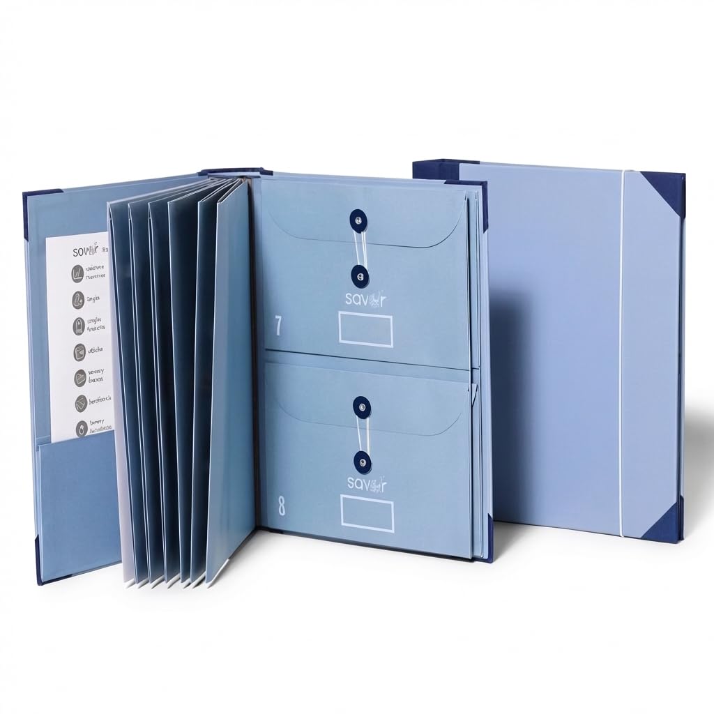 10-Pocket Important Document Binder