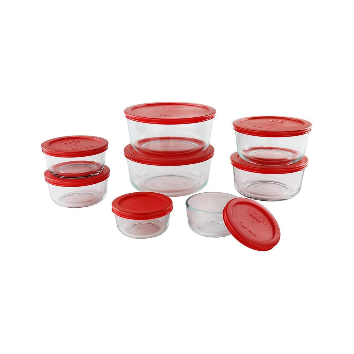 Glass Food Storage Container Set