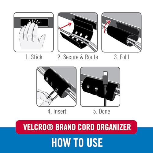 Reusable Hook-and-Loop Cable Ties
