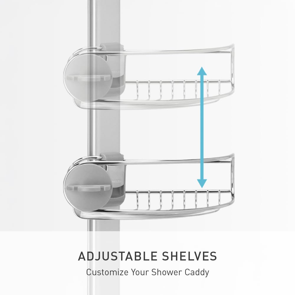 Stainless Steel Tension Shower Caddy