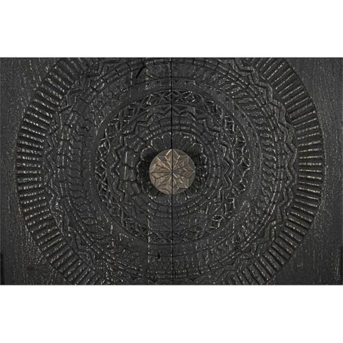 6-Door Carved Wood Sideboard