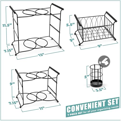 7-Piece Buffet Tableware Caddy