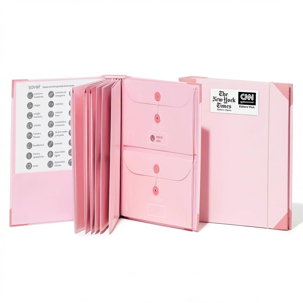 10-Pocket Important Document Binder