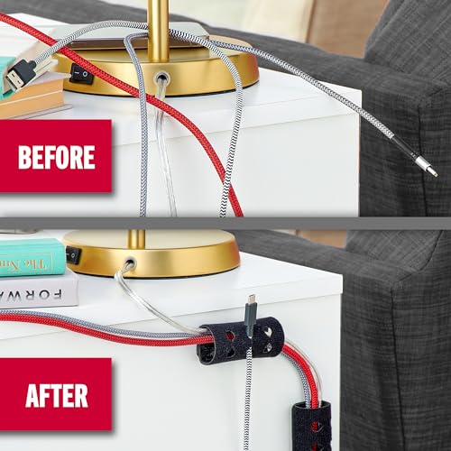 Reusable Hook-and-Loop Cable Ties