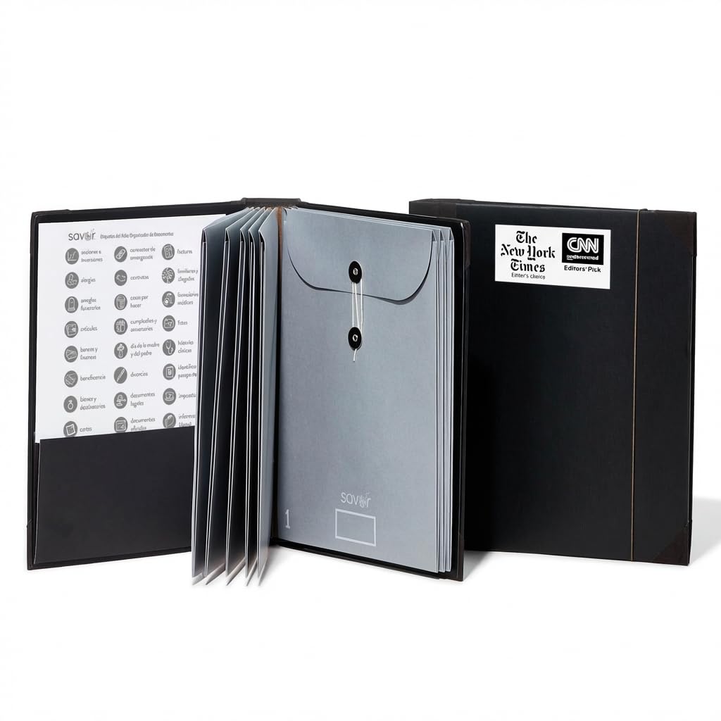 10-Pocket Important Document Binder