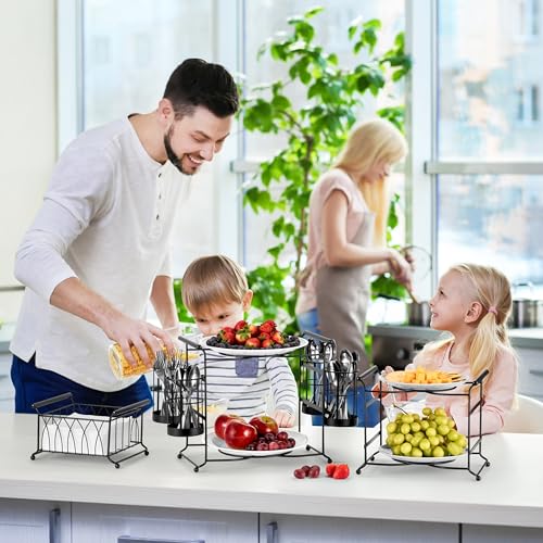 7-Piece Buffet Tableware Caddy