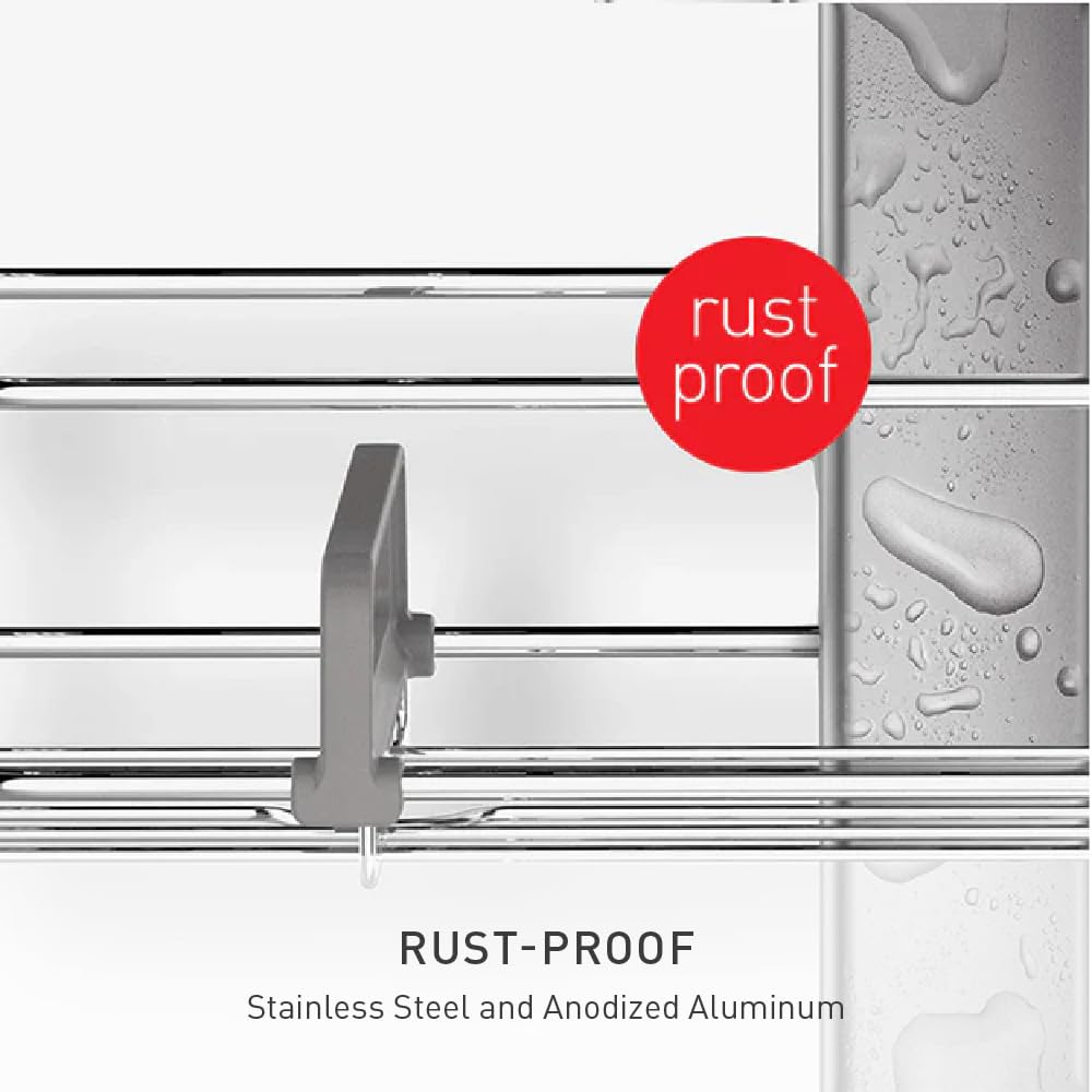 Stainless Steel Tension Shower Caddy