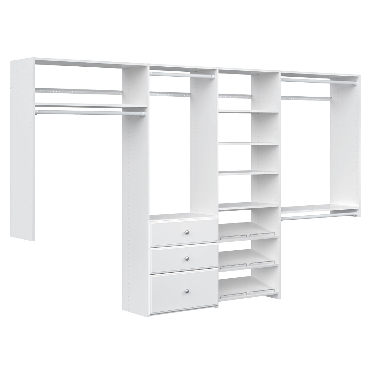 Dual-Tower Closet Organizer