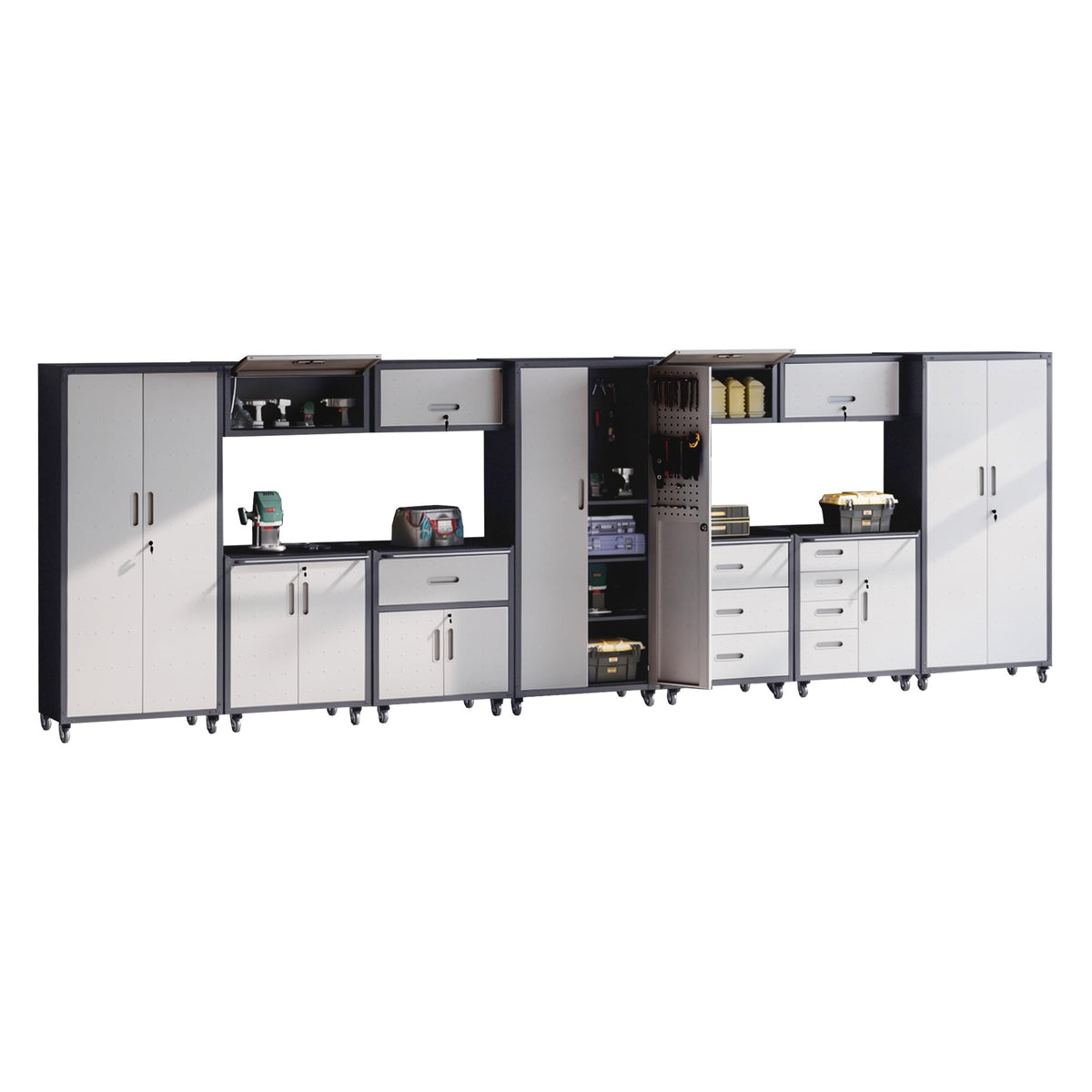 Modular Garage Storage Cabinet System
