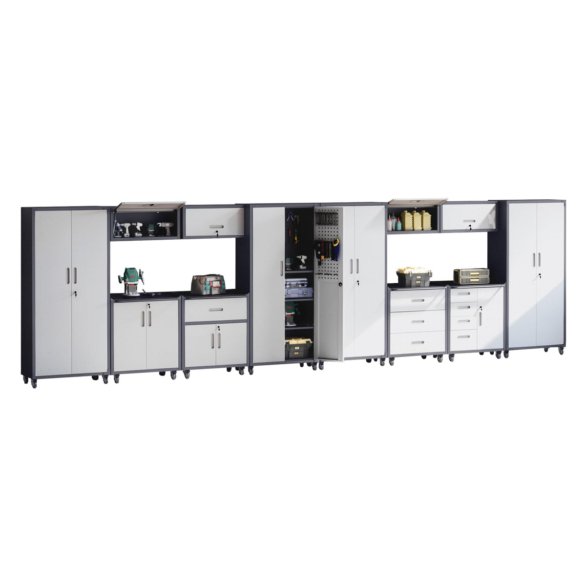 Modular Garage Storage Cabinet System