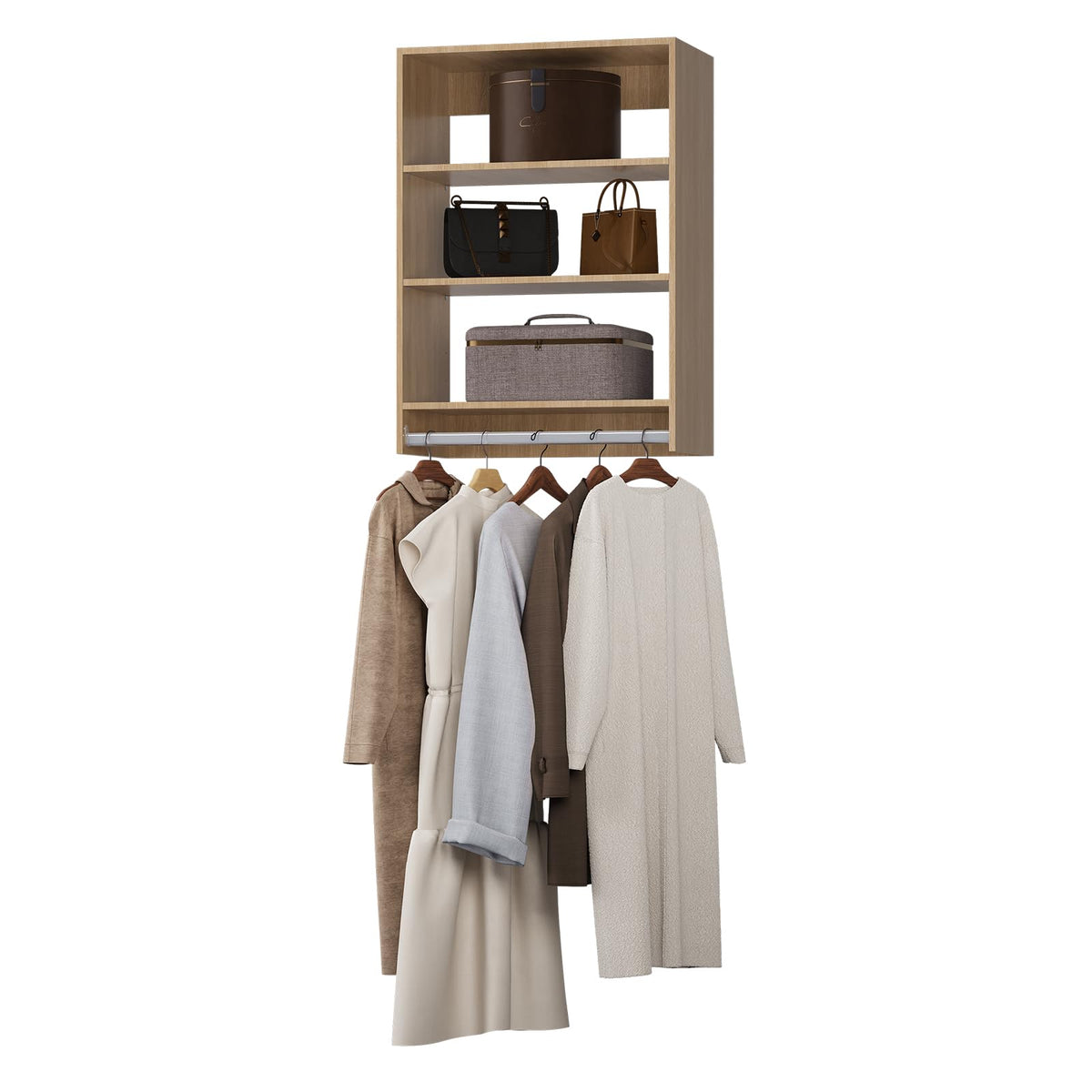 Modular Wood Closet Unit