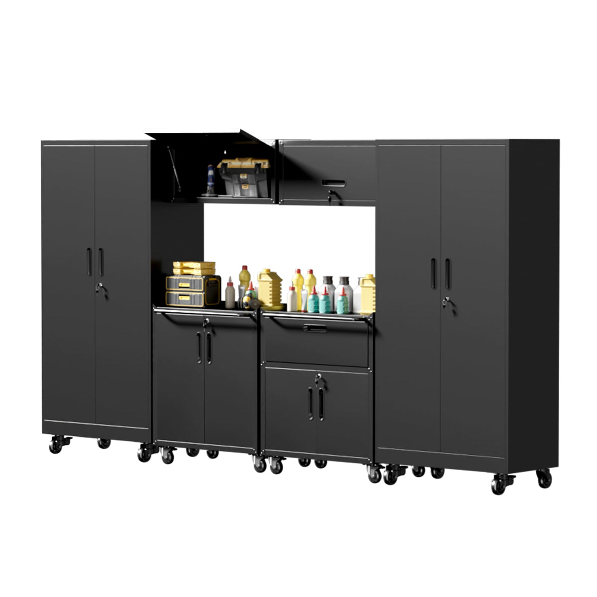 Modular Garage Storage Cabinet System
