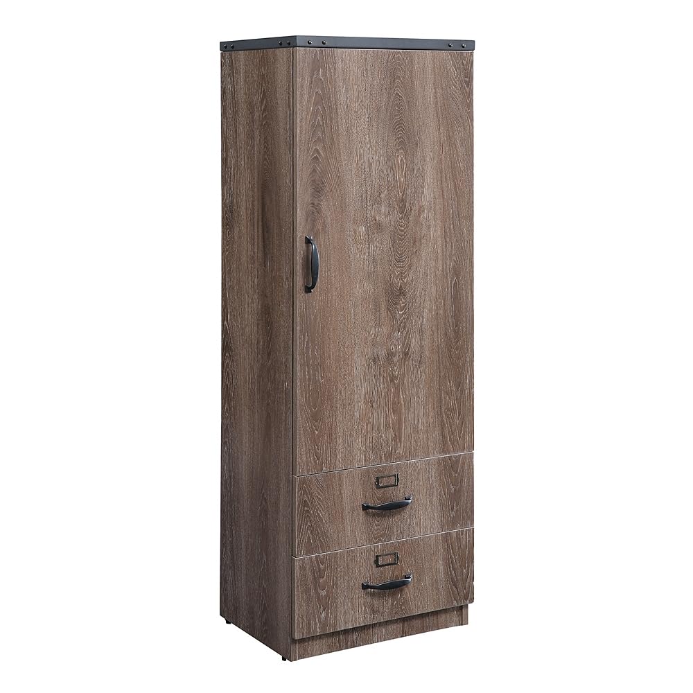 Locking Metal Wardrobe Cabinet