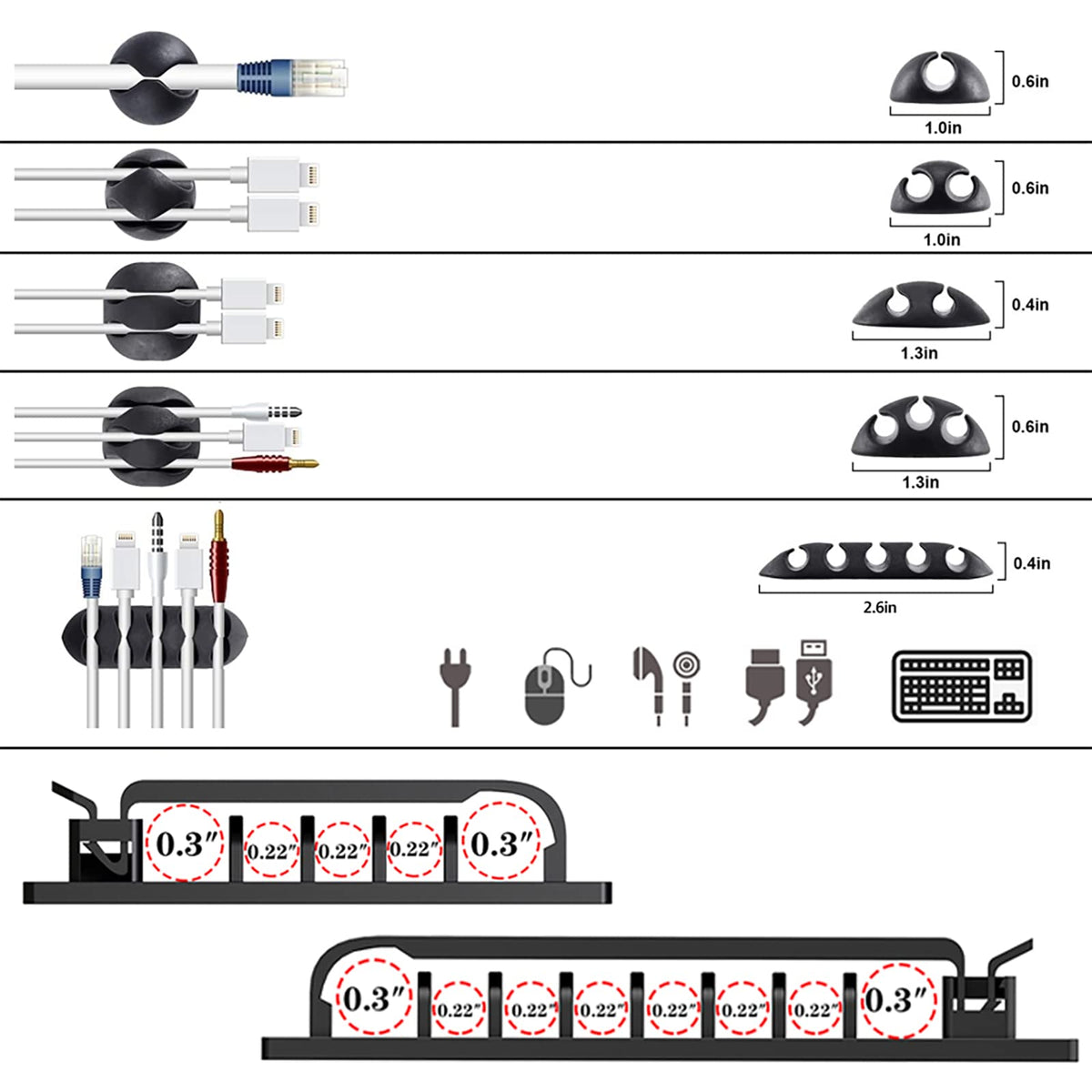 192-Piece Cable Management Kit