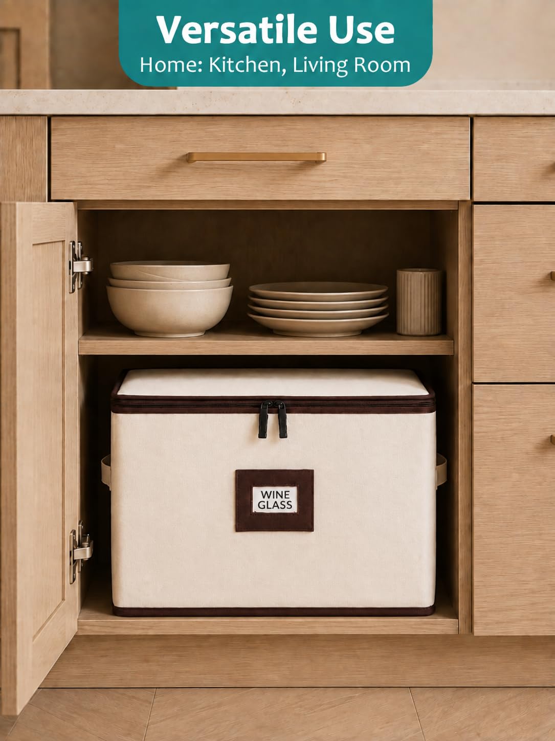 Hard-Shell Dinnerware Storage Set