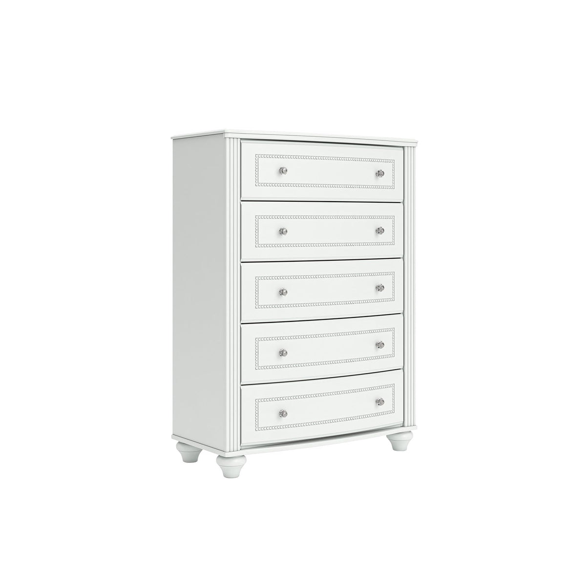 5-Drawer Wood Bedroom Chest