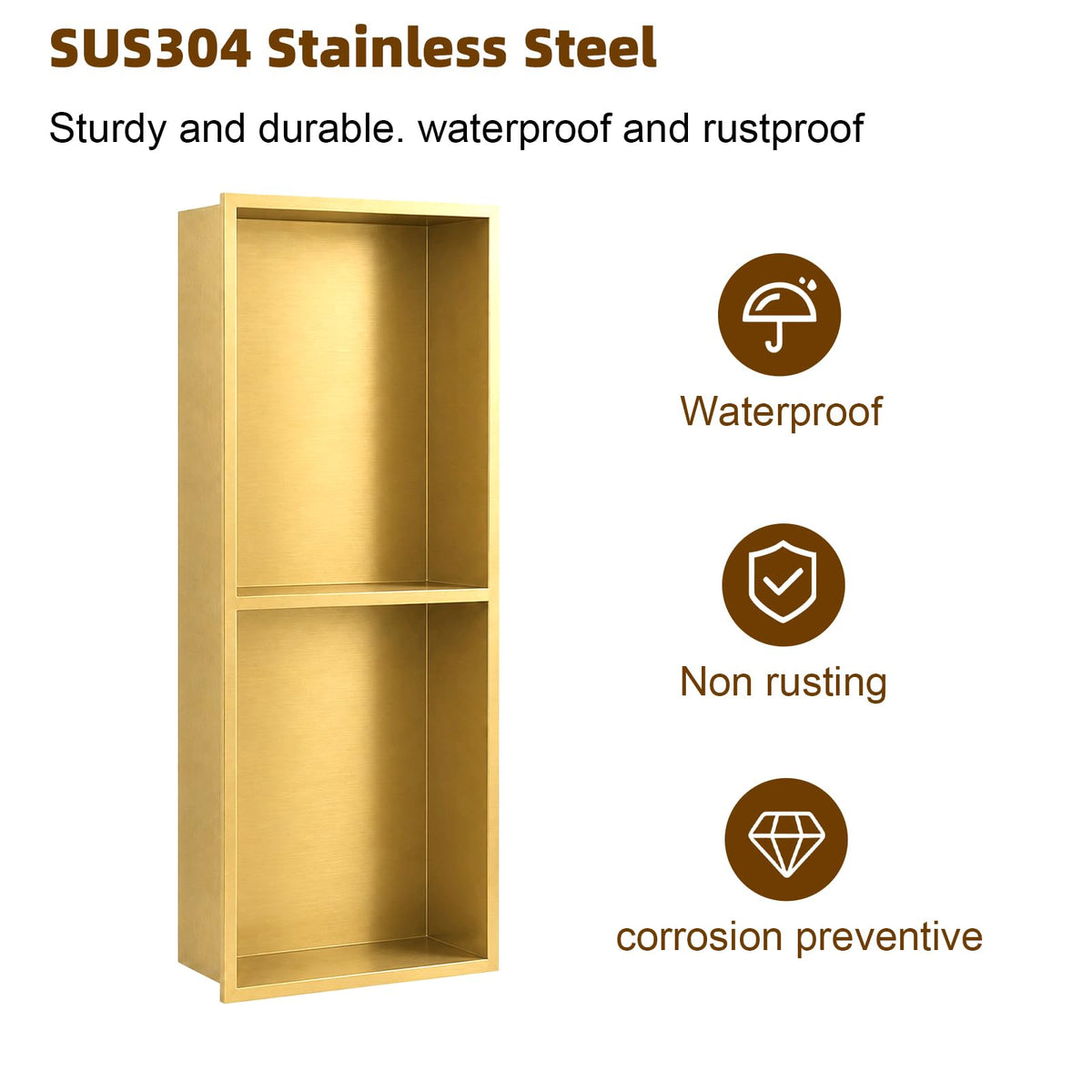 Stainless Steel Shower Niche