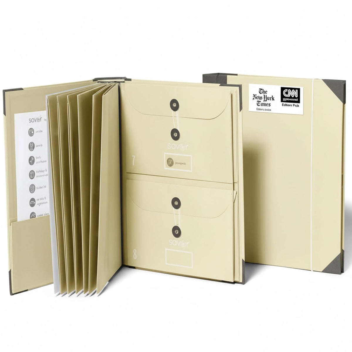 10-Pocket Important Document Binder
