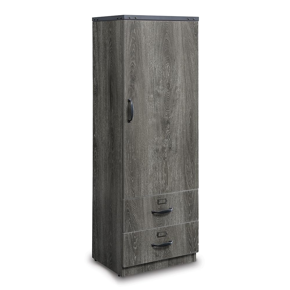 Locking Metal Wardrobe Cabinet