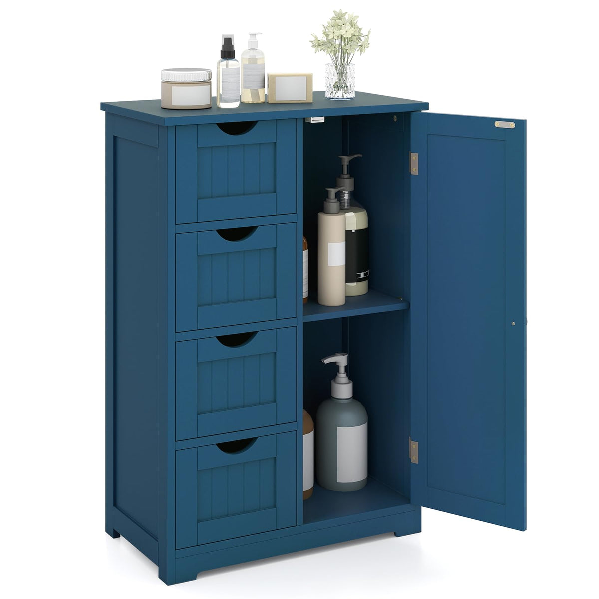 Bathroom Floor Storage Cabinet