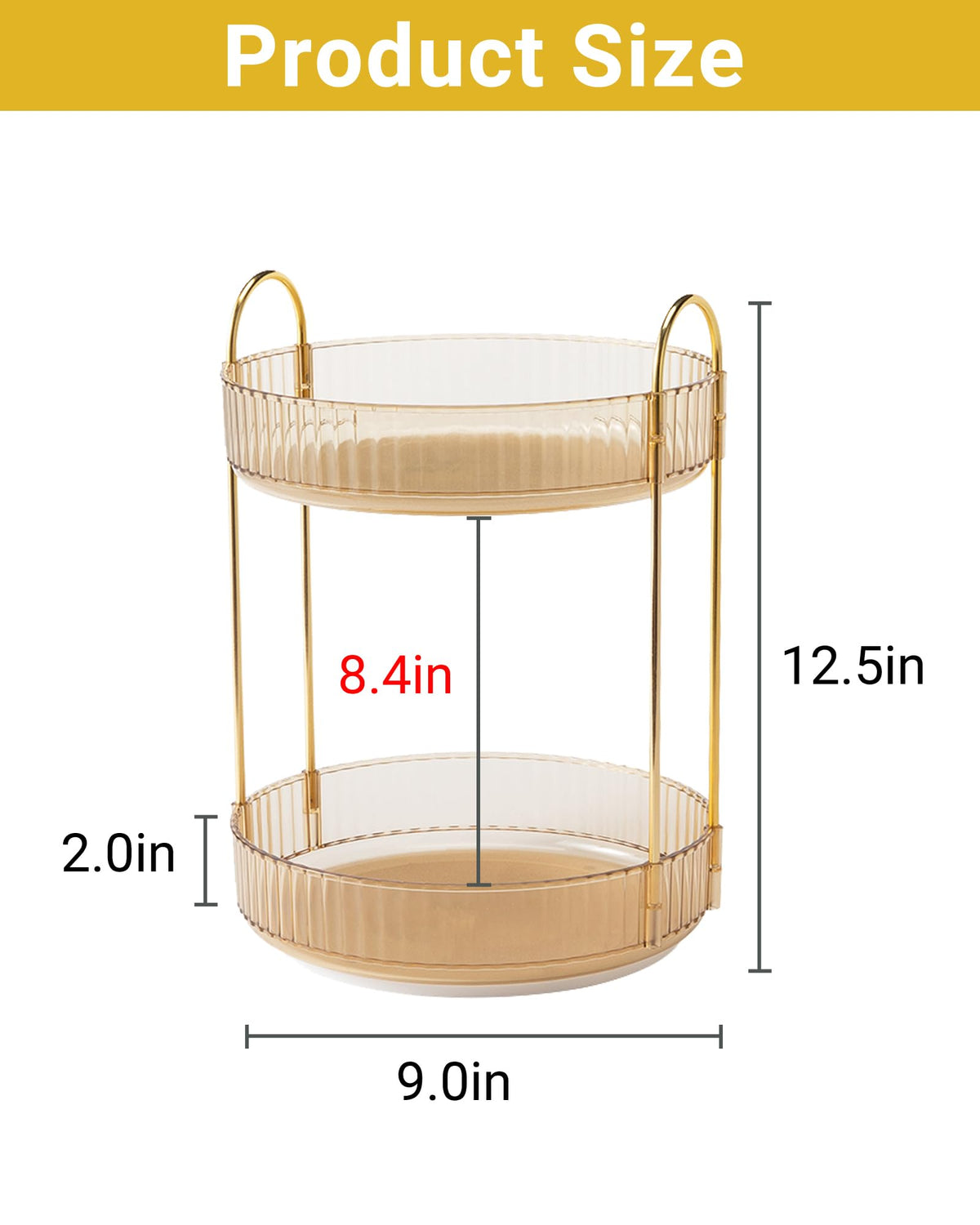 Rotating Makeup Organizer