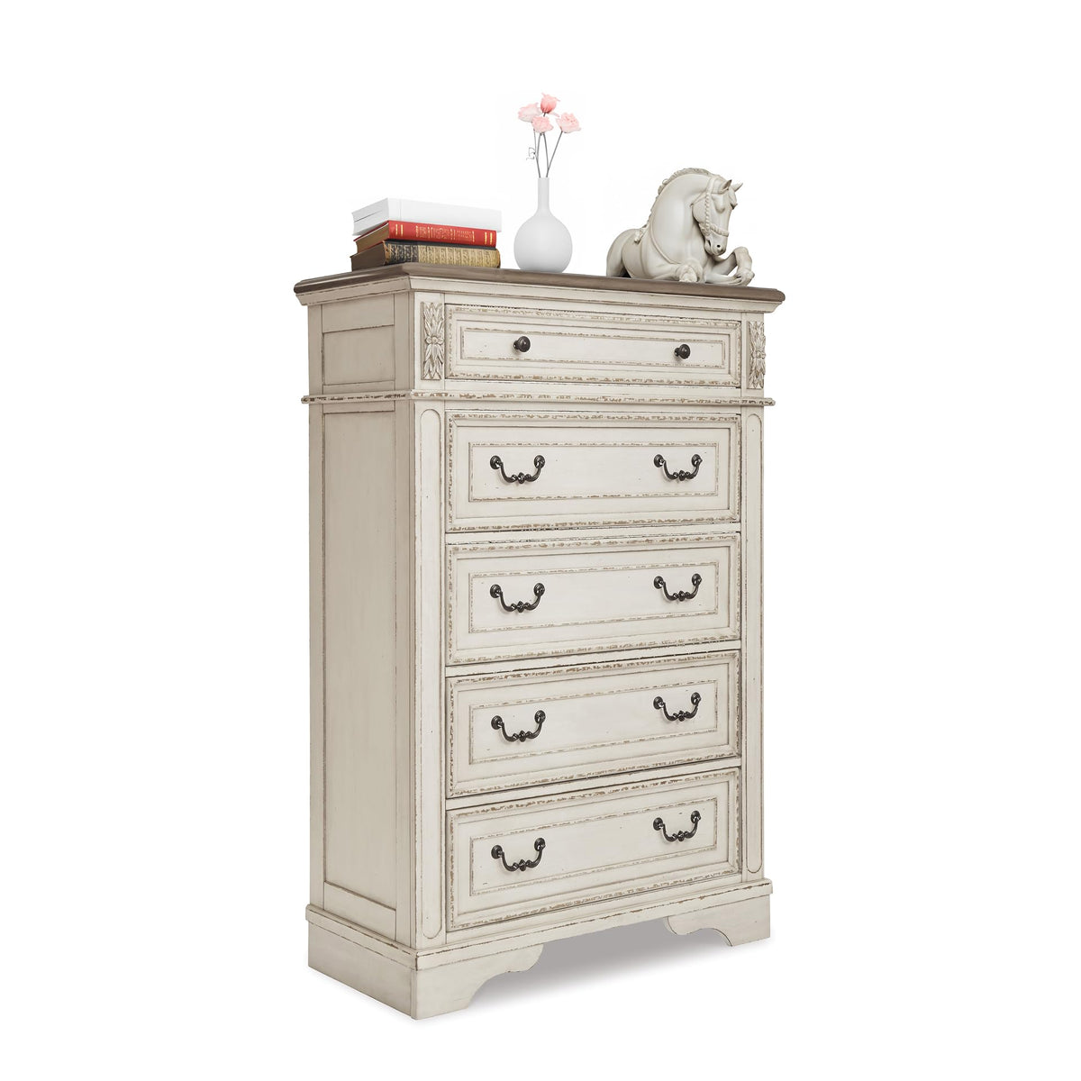 5-Drawer Wood Bedroom Chest