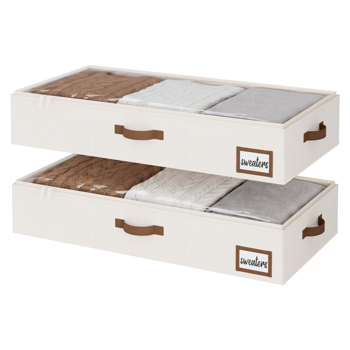Foldable Fabric Underbed Storage Bins