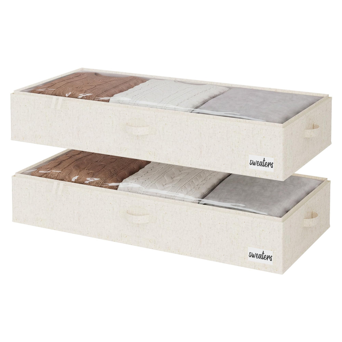 Foldable Fabric Underbed Storage Bins