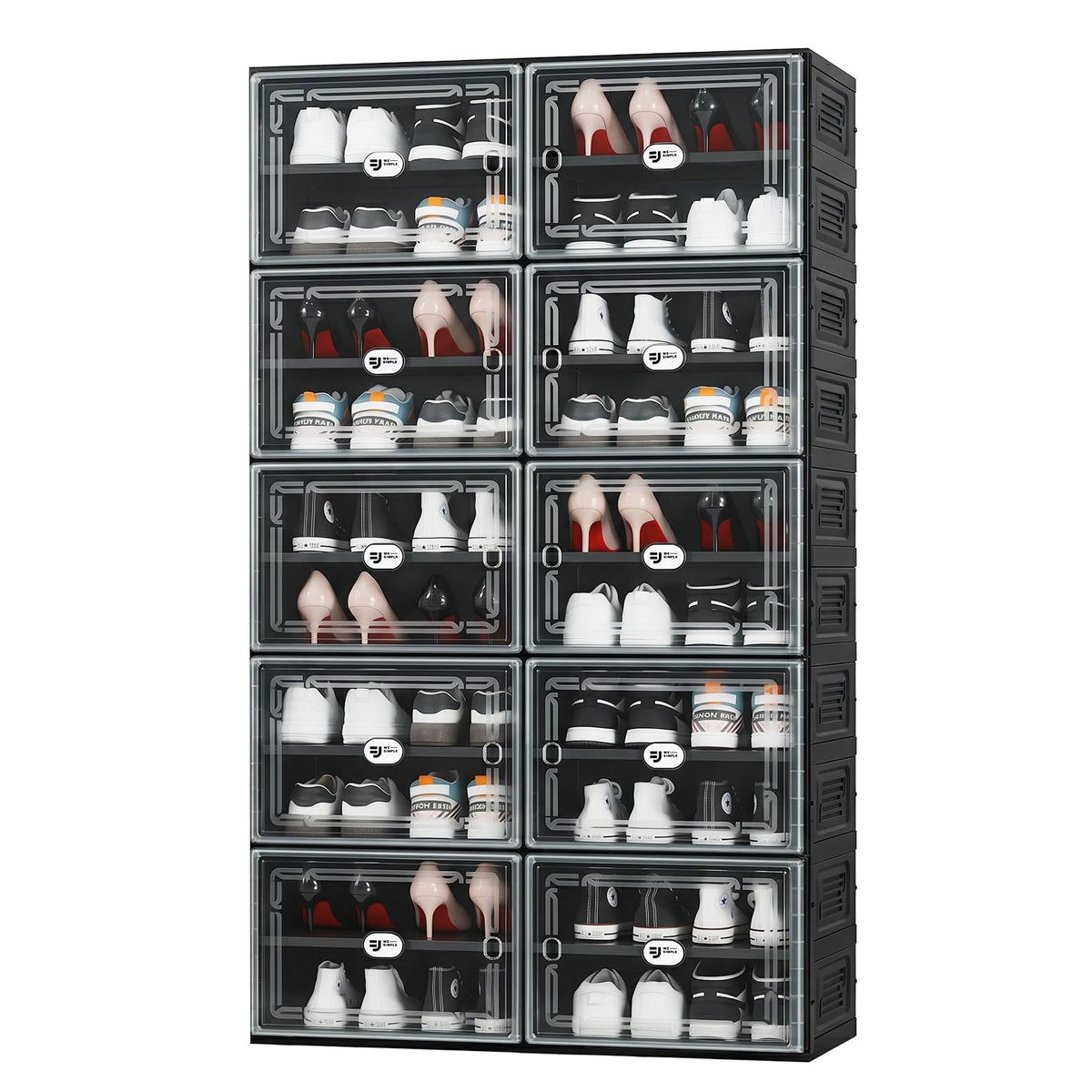 Modular Enclosed Shoe Cabinet