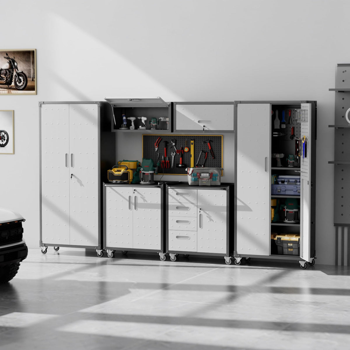 Modular Garage Storage Cabinet System