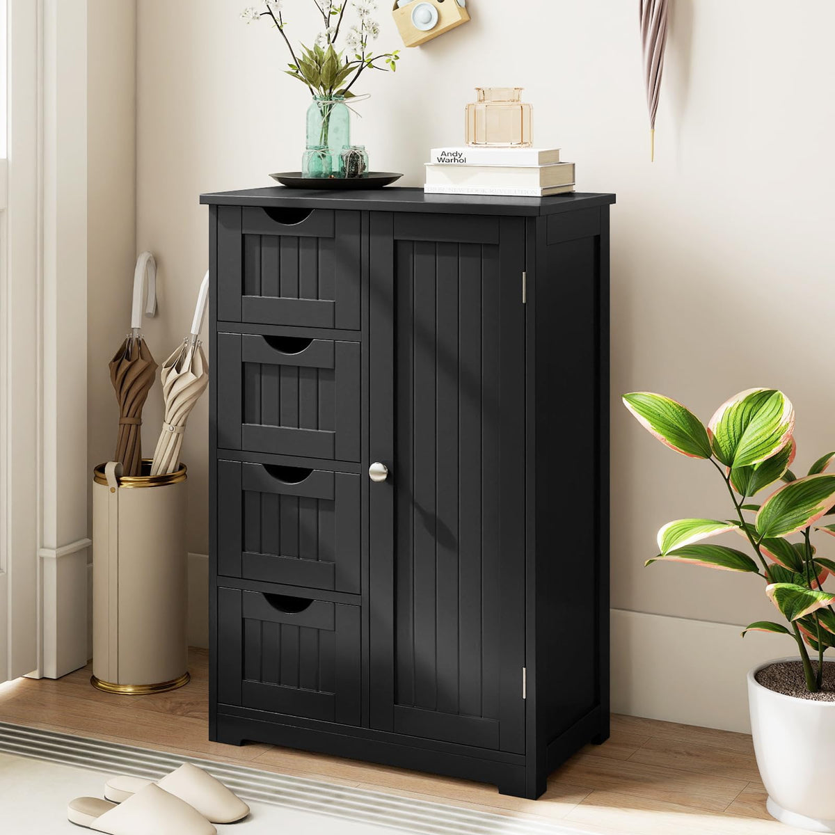 Bathroom Floor Storage Cabinet