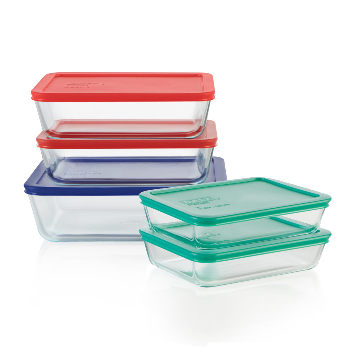 Glass Food Storage Container Set