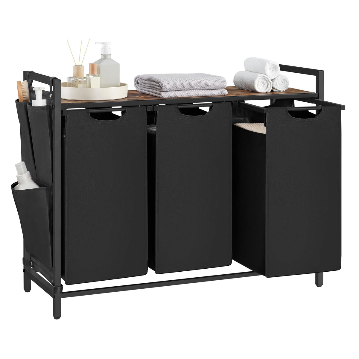 Laundry Hamper with Storage Shelf