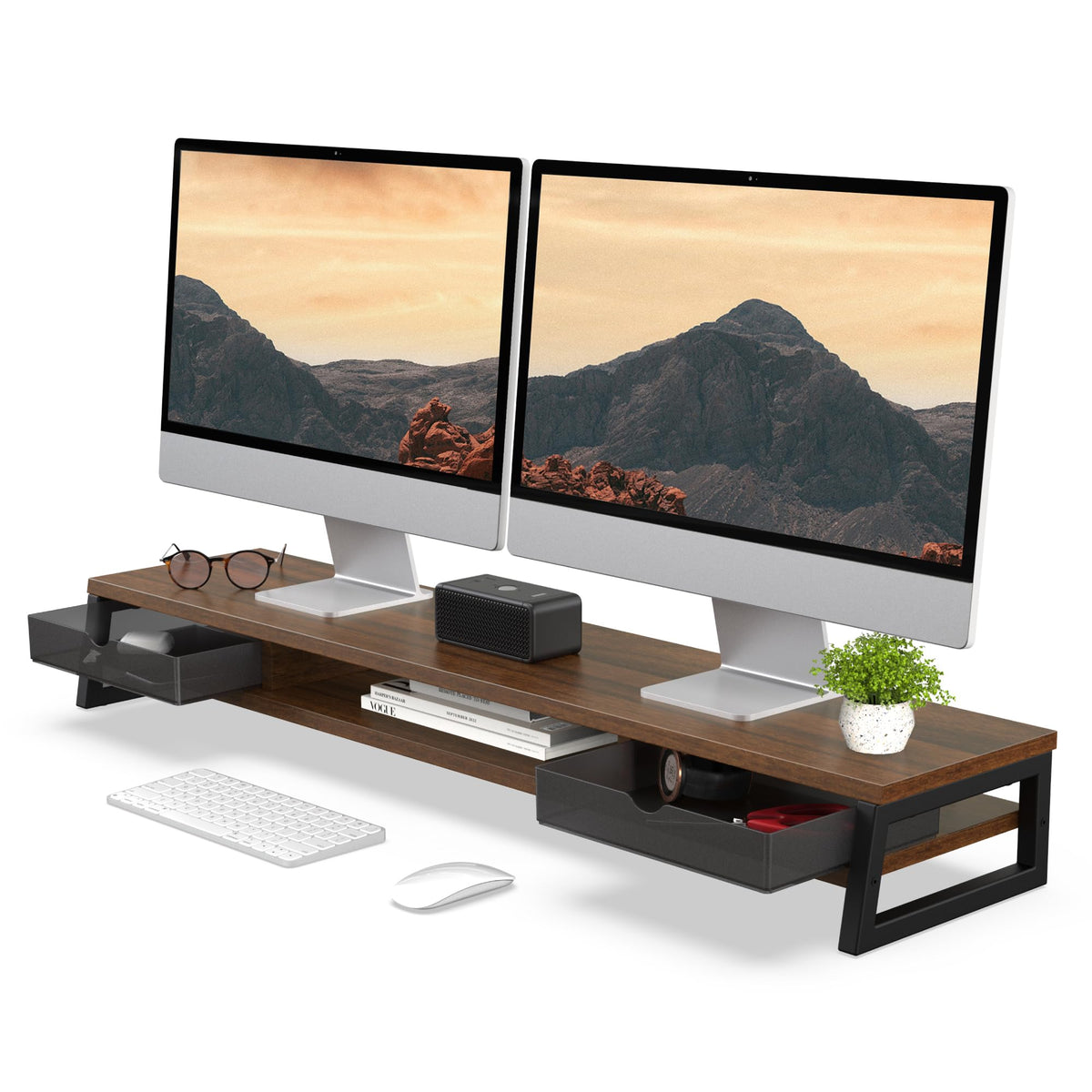42.5-Inch Dual Monitor Riser