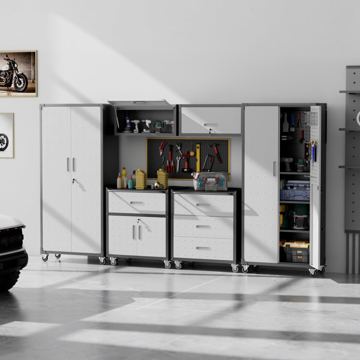Modular Garage Storage Cabinet System