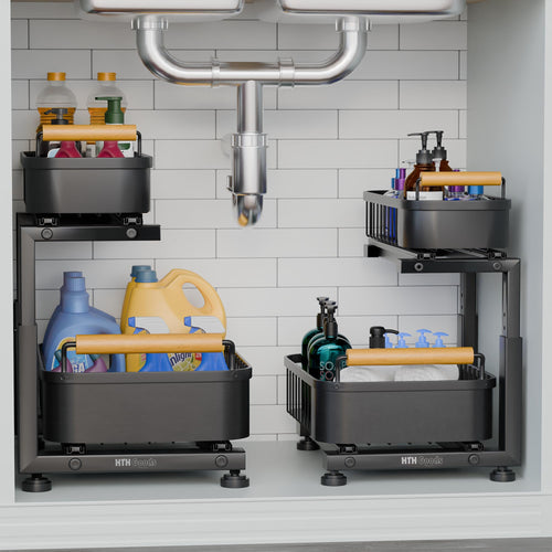 2-Tier Pull-Out Under-Sink Organizer