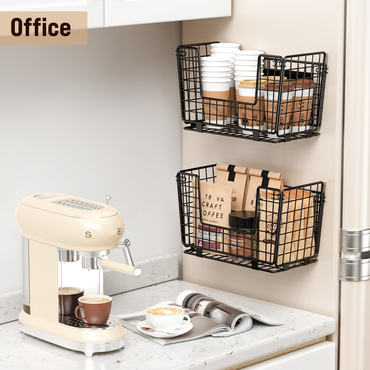 Magnetic Refrigerator Storage Basket