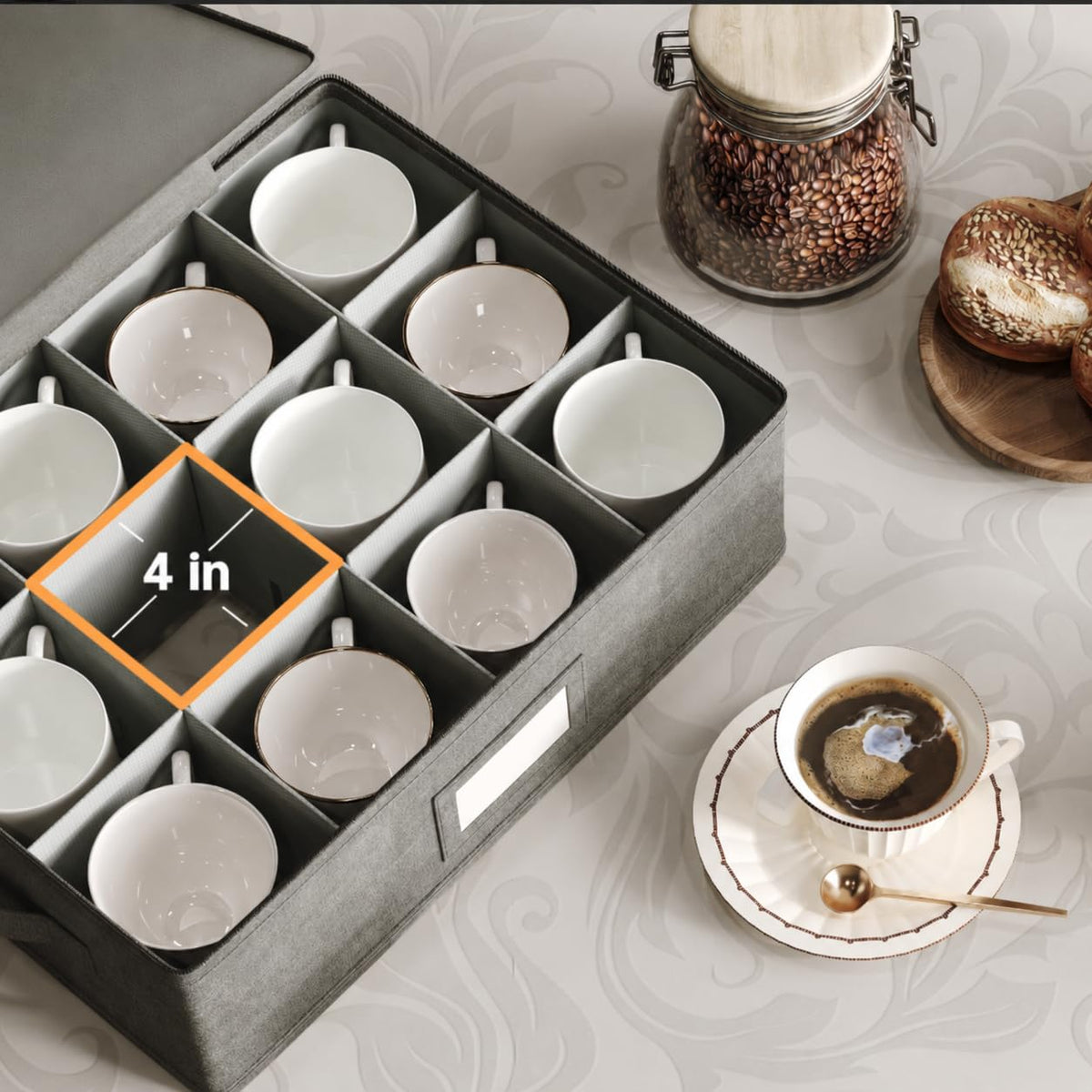 5-Piece Dinnerware Storage Set