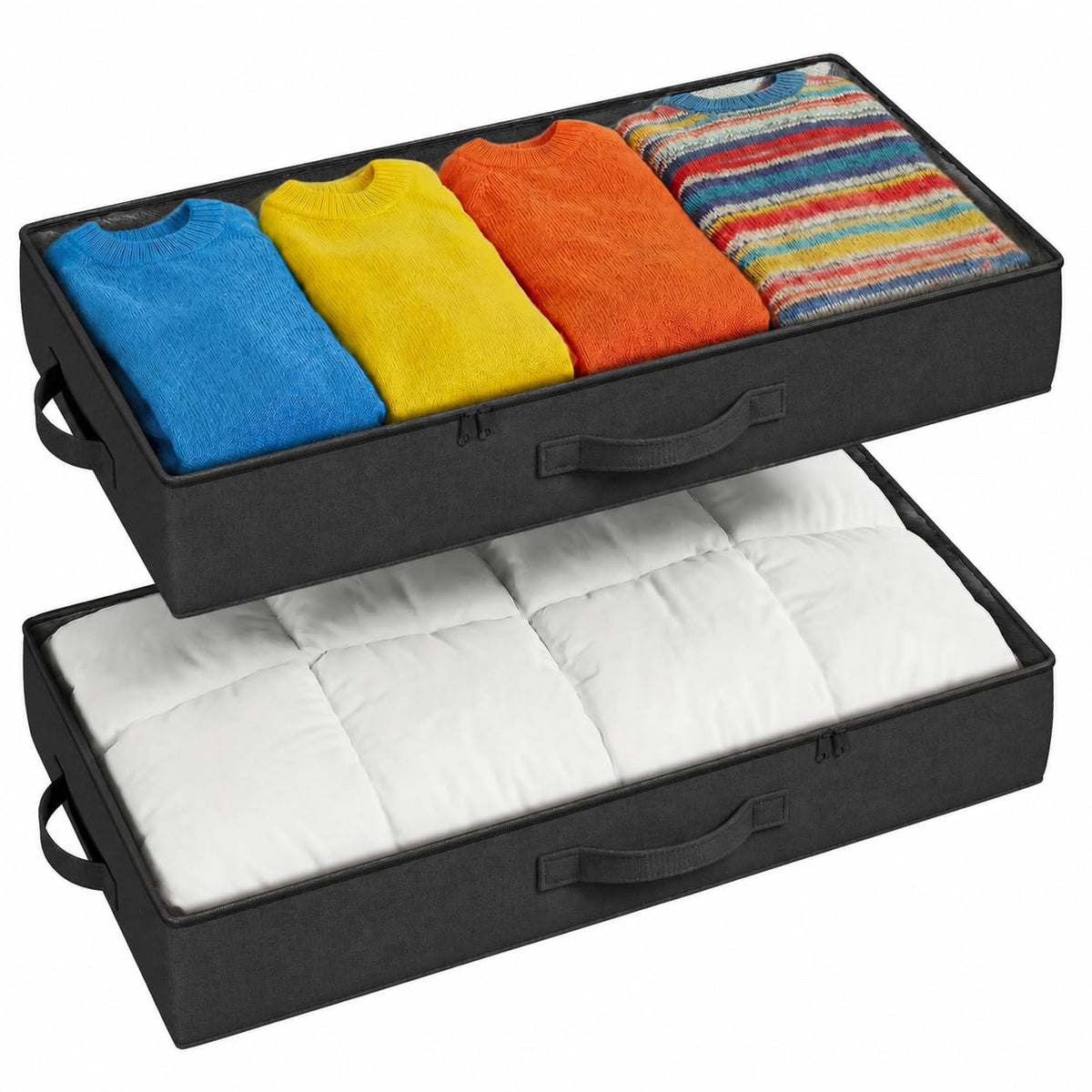 2-Pack Reinforced Underbed Storage Bins